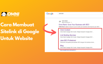 Cara Membuat Sitelink Google di Website
