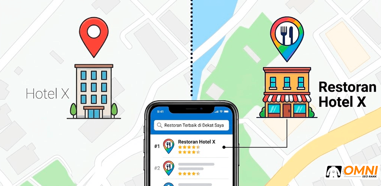 Pisahkan Identitas Google Business Profile Restoran dari Hotel Utama