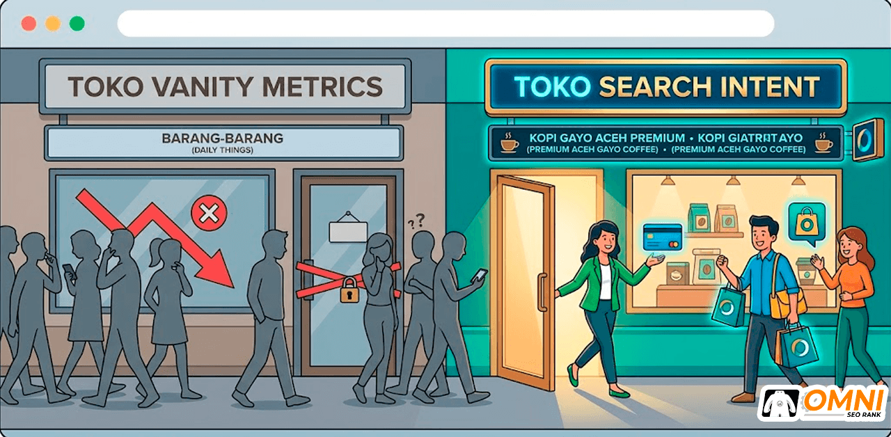 Terjebak Vanity Metrics dan Mengabaikan Search Intent