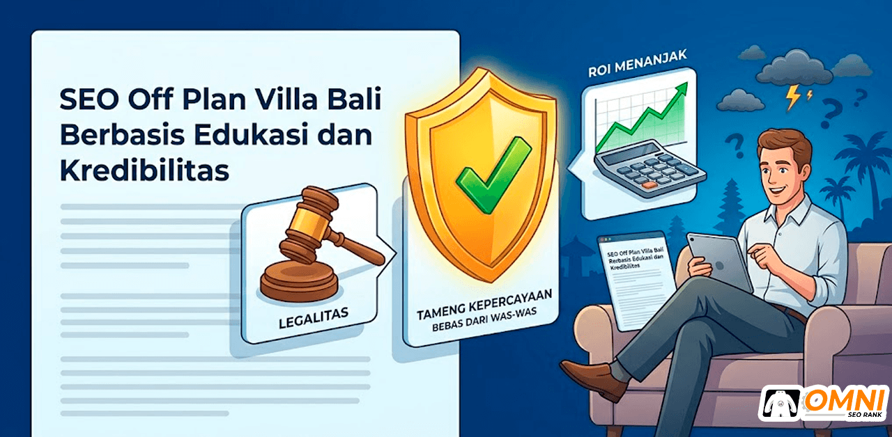 SEO Off Plan Villa Bali Berbasis Edukasi dan Kredibilitas