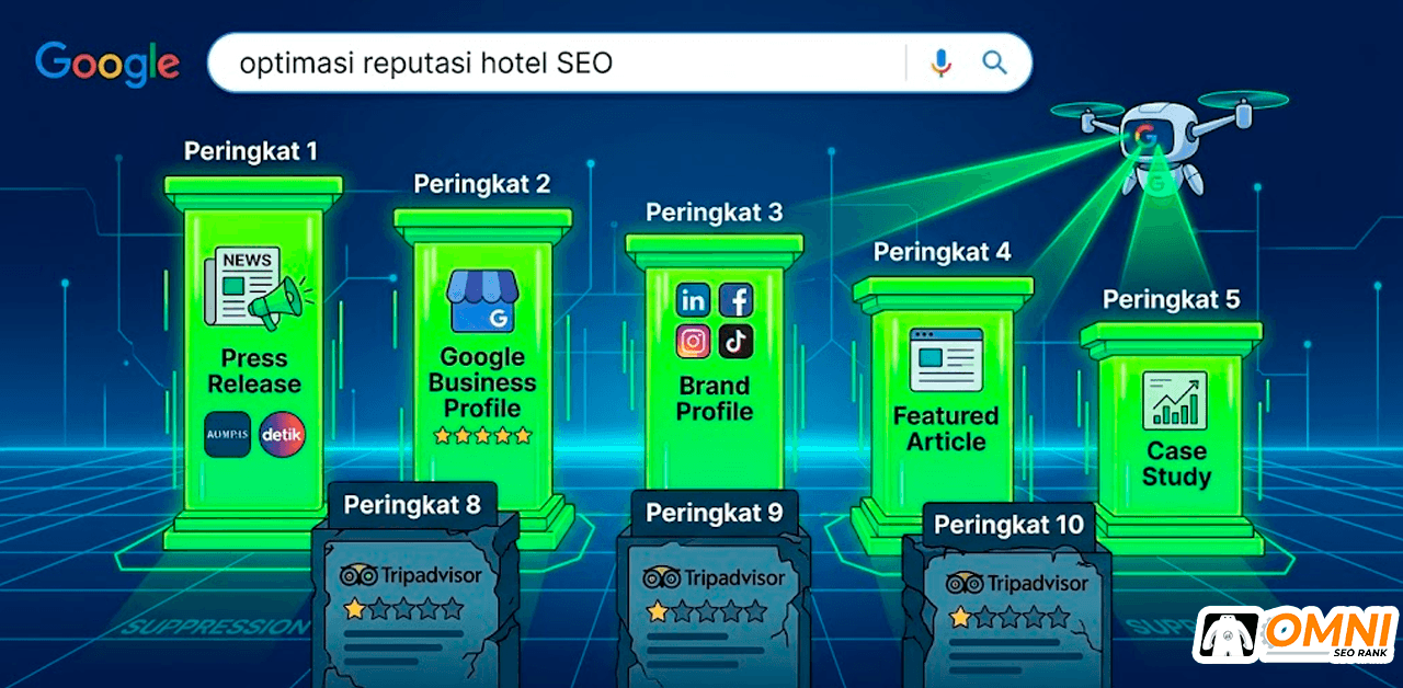 Strategi SERP Domination untuk Menekan Konten Negatif