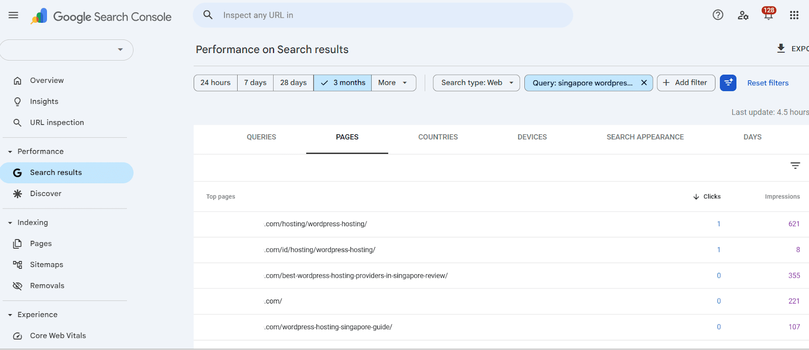 Analisis Performa via Google Search Console