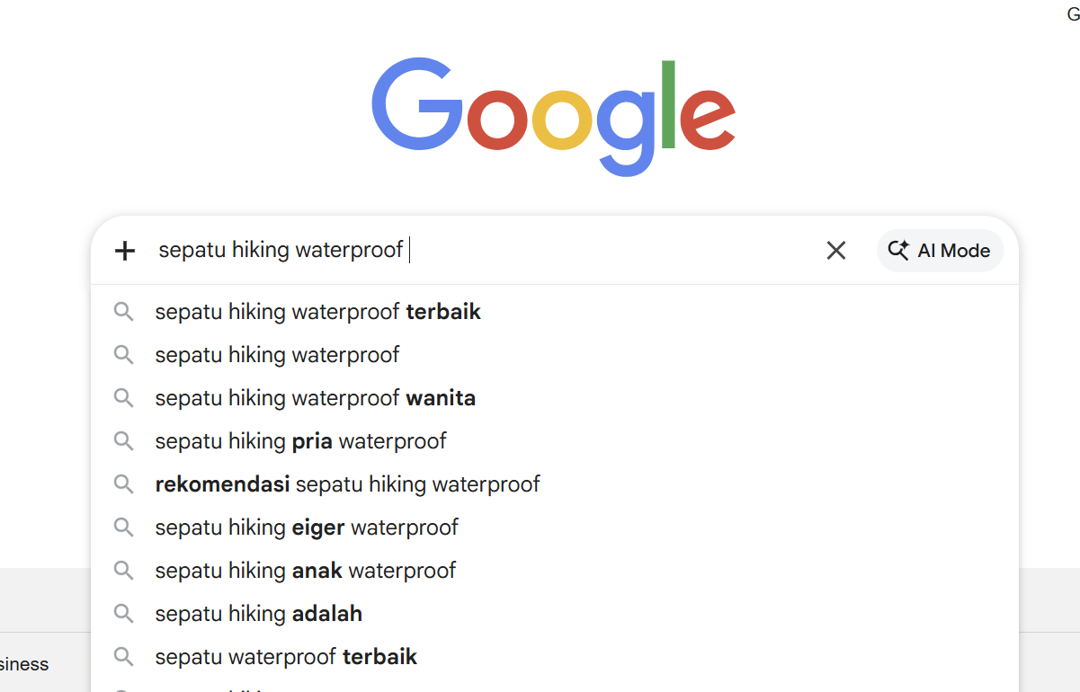 Google Autocomplete dan Related Searches