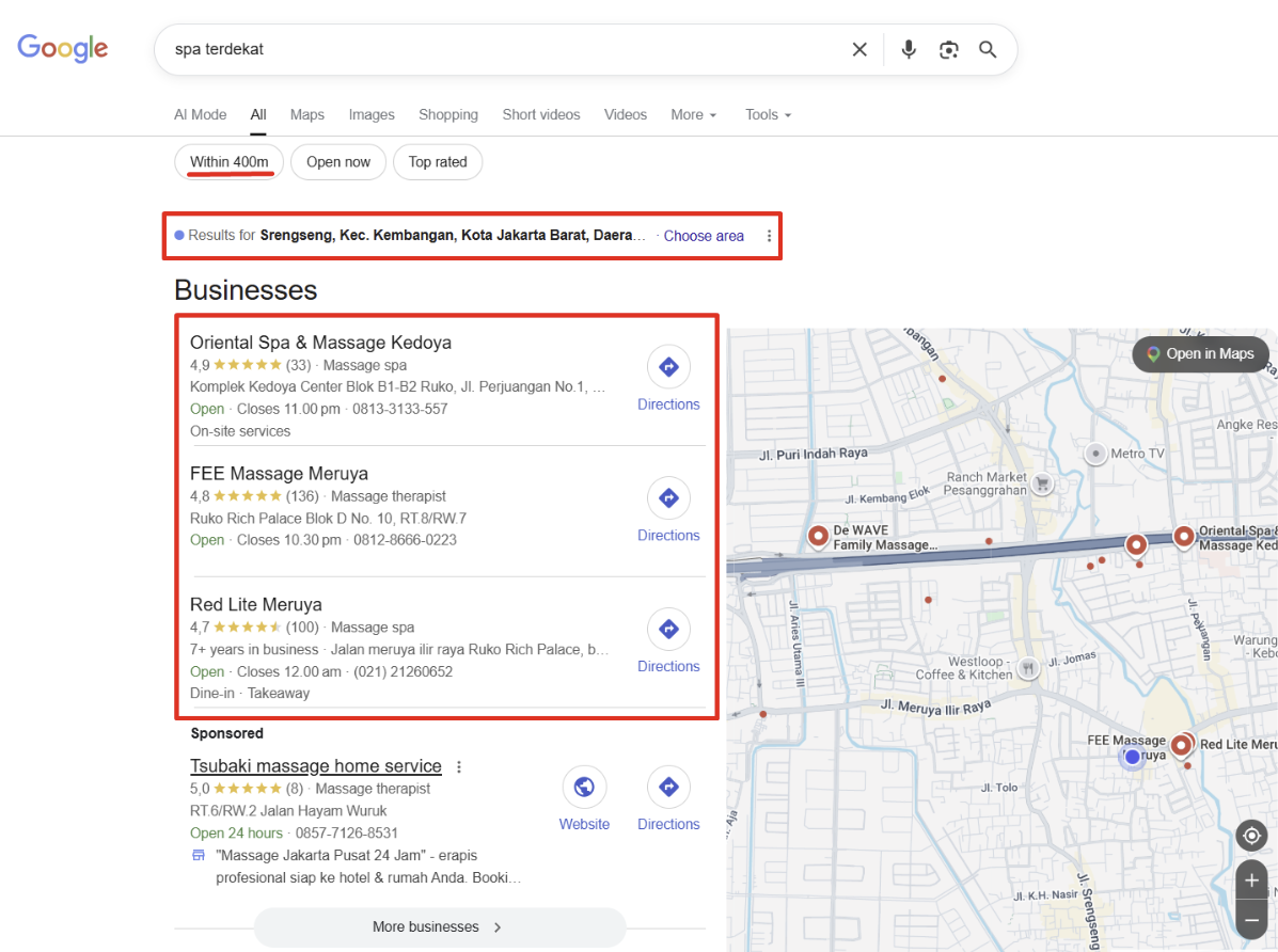 Memahami Search Intent Calon Pelanggan Spa