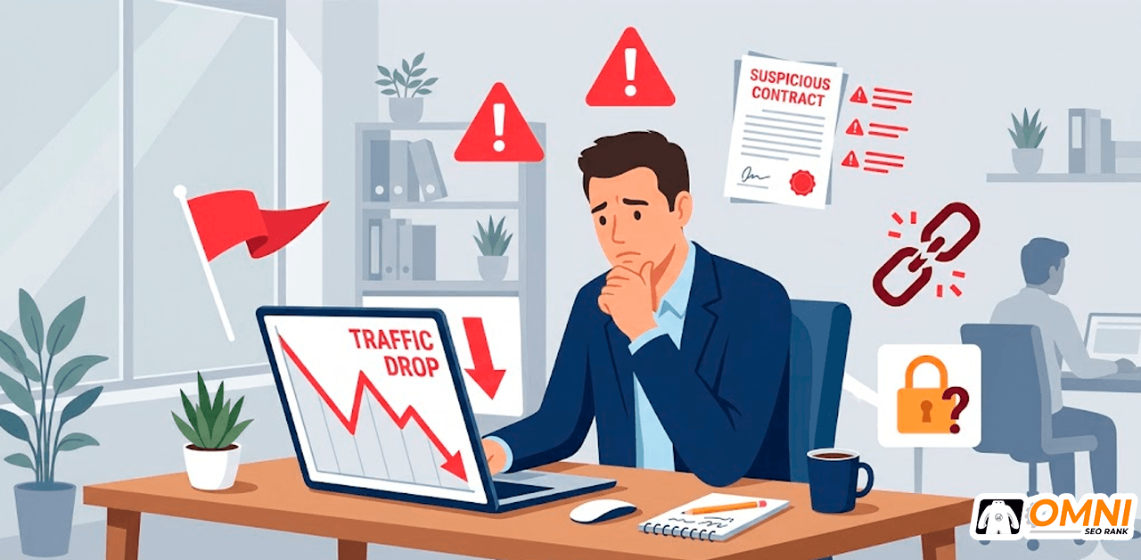Ilustrasi tanda bahaya atau red flags