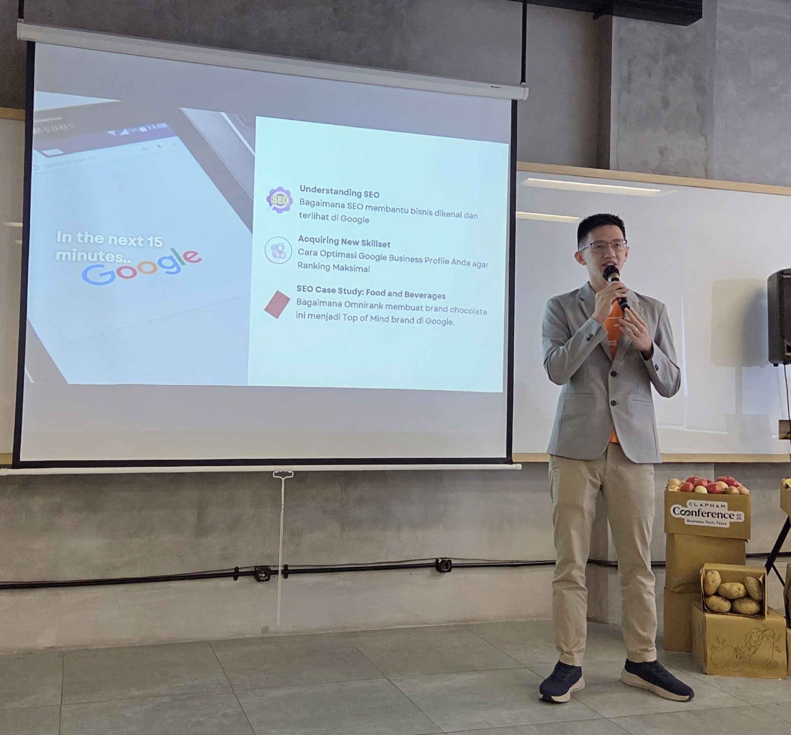 Calvin Tedja in Conference