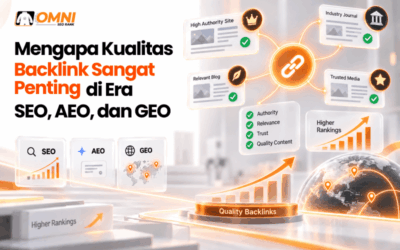 Mengapa Kualitas Backlink Sangat Penting di Era SEO, AEO, dan GEO